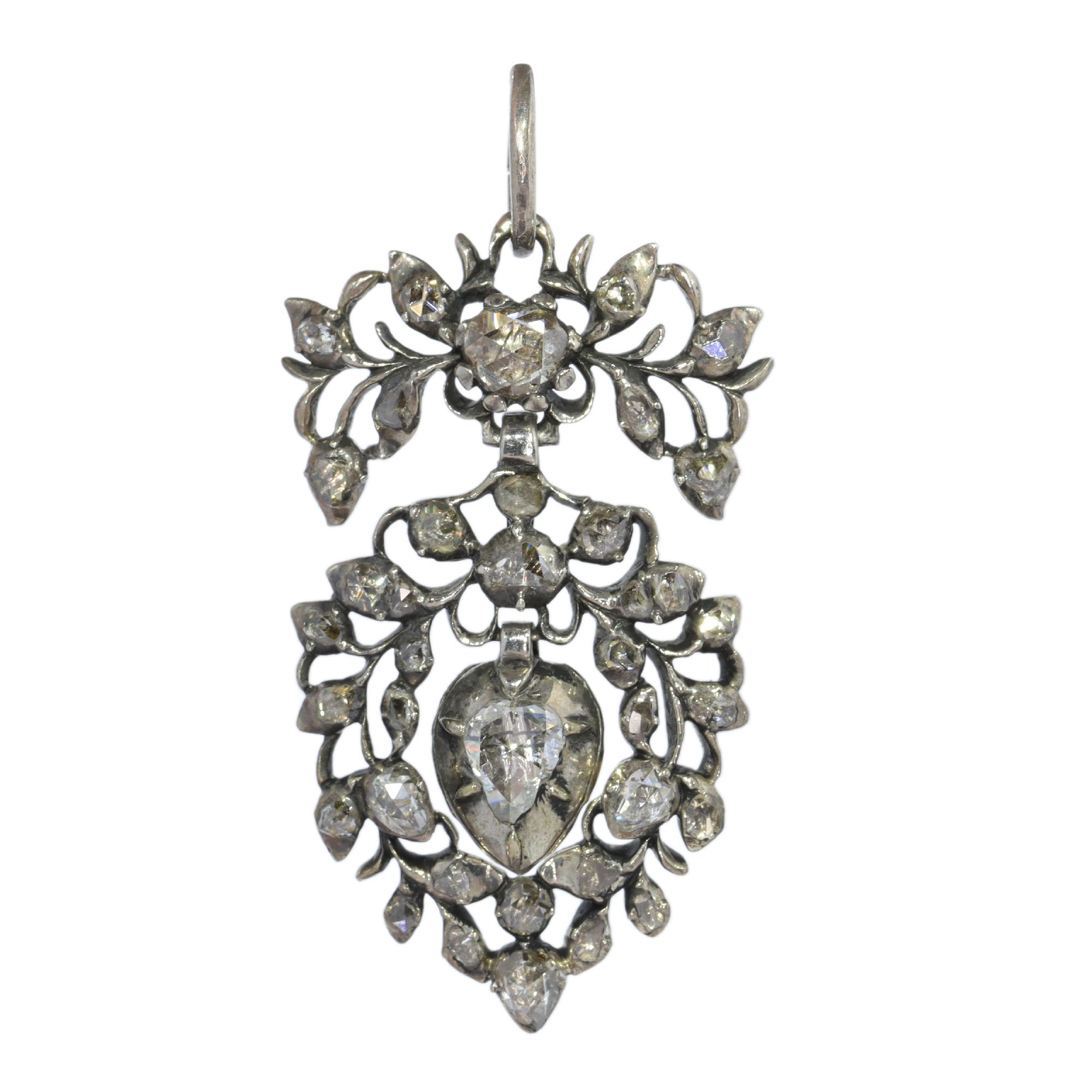 A Testament of Love: Flemish Rococo Diamond Pendant
